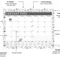 2023 - 2024 Academic Year 12 Months Student Calendar / Planner for 3-Ring B&W v030