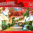 Beautiful White Houses in Puerto de Mogan, Spain - 500 Pieces Deluxe Jigsaw Puzzle
