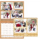 2024 Scrapbook Wall Calendar Spiral-bound (Add Your Own Photos) - 12 Months Desktop #09