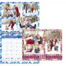 2024 Scrapbook Wall Calendar Spiral-bound (Add Your Own Photos) - 12 Months Desktop #011
