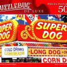 Amusement Park Concession Sign - 500 Pieces Deluxe Jigsaw Puzzle