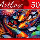 Colorful Carp and Water Lilies - 500 Pieces Jigsaw Puzzle