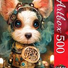 Steampunk Puppy - 500 Pieces Jigsaw Puzzle