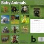 2024 Baby Animals Full Size Wall Calendar for Planning, Scheduling, and Organizing