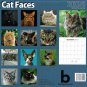 2024 Cat Faces Full Size Wall Calendar for Planning, Scheduling, and Organizing