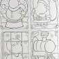 Christmas Funny Faces Sticker Book Set "Happy Holidays" & "Winter Fun"