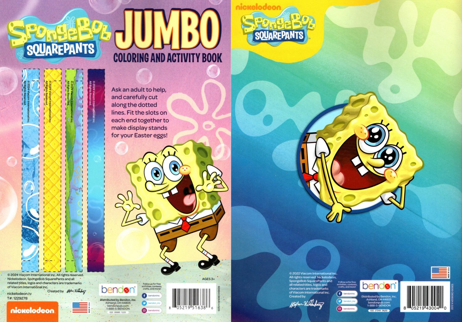 SpongeBob - Bikini Bottom Fun & Oh Buoy! - Jumbo Coloring & Activity Book
