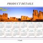 2025 Peel & Stick Calendar - Today is my Lucky Day - Removable - Arches National Park (9"x 6")