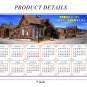 2025 Peel & Stick Calendar - Today is my Lucky Day - Removable - Ghost town (9"x 6")