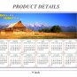 2025 Peel & Stick Calendar - Today is my Lucky Day - Removable - Grand Teton (9"x 6")