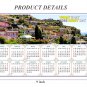 2025 Peel & Stick Calendar - Today is my Lucky Day - Removable - Italy - Taormina  (9"x 6")