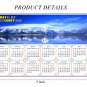 2025 Peel & Stick Calendar - Today is my Lucky Day - Removable - Jackson Lake Wyoming (9"x 6")