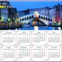 2025 Peel & Stick Calendar - Today is my Lucky Day - Removable - Nightlife on The Canal (9"x 6")