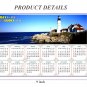 2025 Peel & Stick Calendar - Today is my Lucky Day - Removable -  Portland lighthouse (9"x 6")