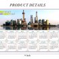 2025 Peel & Stick Calendar - Today is my Lucky Day - Removable - Shanghai (9"x 6")