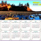 2025 Peel & Stick Calendar - Today is my Lucky Day - Removable -  Shepholdy bay (9"x 6")