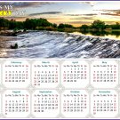 2025 Peel & Stick Calendar - Today is my Lucky Day - Removable -  Southern Bug River (9"x 6")