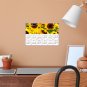 2025 Peel & Stick Calendar - Today is my Lucky Day - Removable - Sunflowers (9"x 6")