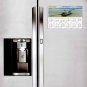 2025 Peel & Stick Calendar - Today is my Lucky Day - Removable - Thai Boat on a Beach (9"x 6")
