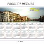 2025 Peel & Stick Calendar - Today is my Lucky Day - Removable - Venice Grand Canal (9"x 6")