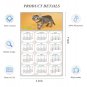 2025 Peel & Stick Calendar - Today is my Lucky Day Removable - Cat 018 (9"x 6")