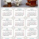 2025 Peel & Stick Calendar - Today is my Lucky Day Removable - Cat 019 (9"x 6")