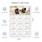 2025 Peel & Stick Calendar - Today is my Lucky Day Removable - Cat 021 (9"x 6")