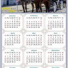 2025 Peel & Stick Calendar - Today is my Lucky Day Removable - Horses 018 (9"x 6")