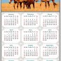 2025 Peel & Stick Calendar - Today is my Lucky Day Removable - Horses 017 (9"x 6")