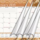 2024-2025 Monthly Magnetic/Desk Calendar - 18 Months Desktop/Wall Calendar/Planner - (Edition #025)