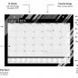 2024-2025 Monthly Magnetic/Desk Calendar - 18 Months Desktop/Wall Calendar/Planner B&W- (#013)