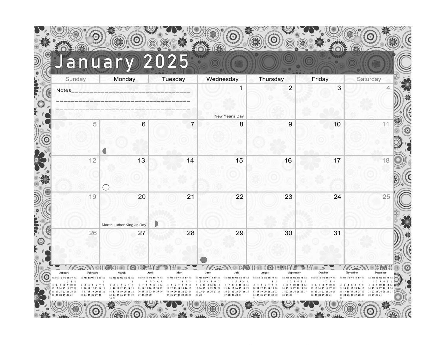 Timr 7 Replacement Magnets For Stainless Steel Desk Calendar For