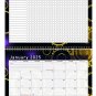 2025 Monthly Desktop/Wall Calendar/Planner - Habit Tracker - (Edition #09)