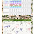 2025 Monthly Desktop/Wall Calendar/Planner - Habit Tracker - (Edition #023)