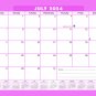 2024 - 2025 Monthly Spiral-Bound Wall / Desk Calendar - 18 Months (Edition #007)