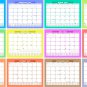 2024 - 2025 Monthly Spiral-Bound Wall / Desk Calendar - 18 Months (Edition #007)