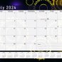 2024 - 2025 Monthly Spiral-Bound Wall / Desk Calendar - 18 Months (Edition #09)