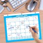 2024-2025 Calendar 18 Months Student Calendar/Planner for 3-Ring Binder, Desk, or Wall -v007