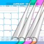 2024-2025 Calendar 18 Months Student Calendar/Planner for 3-Ring Binder, Desk, or Wall -v007