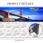 2025 Magnetic Calendar - Today is my Lucky Day - Golden Gate Bridge