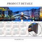 2025 Magnetic Calendar - Today is my Lucky Day - Nightlife on The Canal