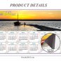2025 Magnetic Calendar - Today is my Lucky Day - Salt lake near Odessa, Ukraine