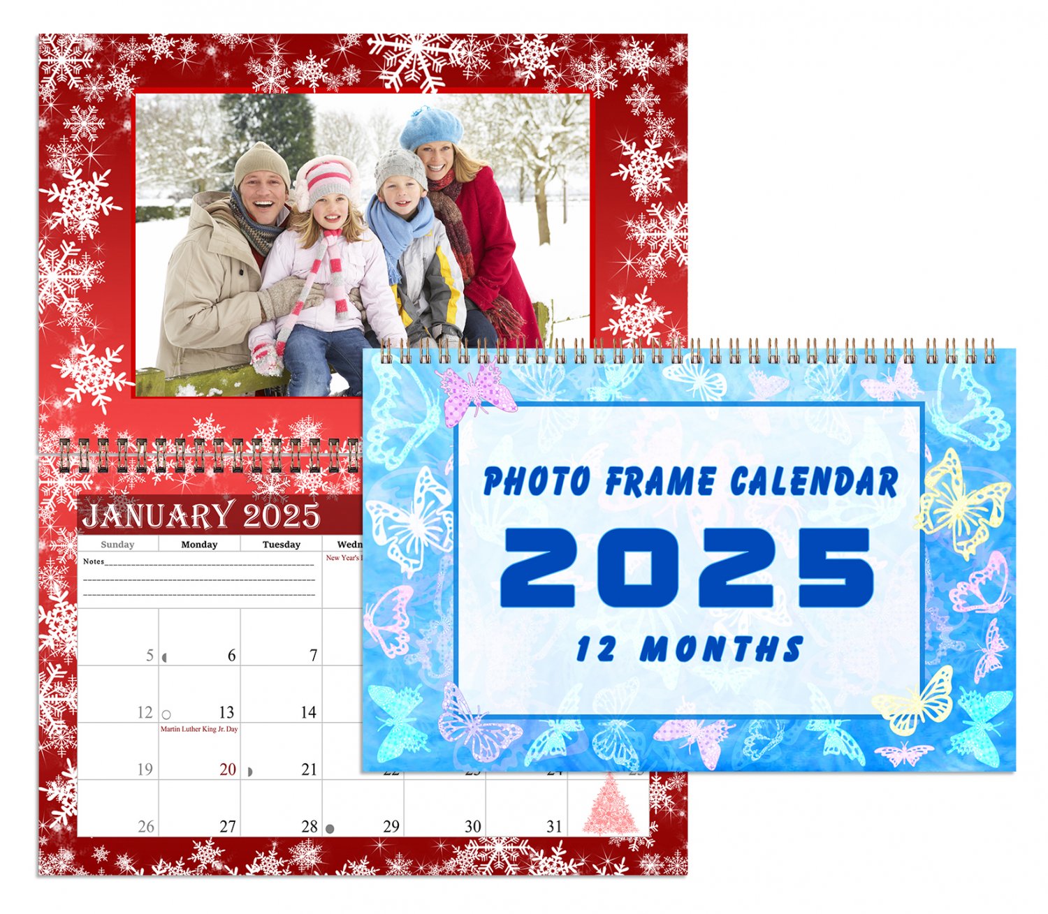 2025 January Calendar Photo Frame Download 