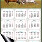 2025 Magnetic Calendar - Calendar Magnets - Today is My Lucky Day - Horses Themed 03 (7 x 10.5)