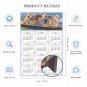 2025 Magnetic Calendar - Calendar Magnets - Today is My Lucky Day - Horses Themed 08 (7 x 10.5)
