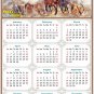 2025 Magnetic Calendar - Calendar Magnets - Today is My Lucky Day - Horses Themed 09 (7 x 10.5)