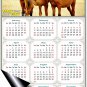 2025 Magnetic Calendar - Calendar Magnets - Today is My Lucky Day - Horses Themed 014 (5.25 x 8)