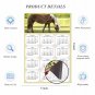 2025 Magnetic Calendar - Calendar Magnets - Today is My Lucky Day - Horses Themed 016 (5.25 x 8)