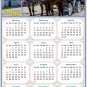 2025 Magnetic Calendar - Calendar Magnets - Today is My Lucky Day - Horses Themed 018 (7 x 10.5)
