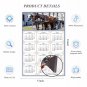 2025 Magnetic Calendar - Calendar Magnets - Today is My Lucky Day - Horses Themed 018 (5.25 x 8)